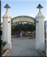 Entrance to La Place, the square